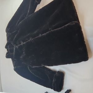 Erika Eriksson Vintage Teddy Bear Coat Jacket  Size Girls 7/8